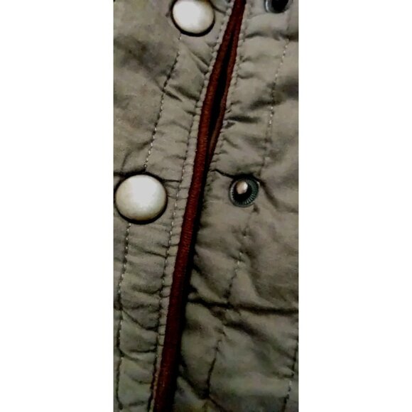 Tulle Women Belted Textured Vintage Design Jacket Brown Size M/L 90s - Picture 12 of 14